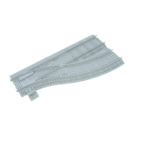 Ballast Plaat voor Wissel Rechts (2 noppen tussenruimte)