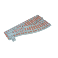 Ballast Plaat voor Wissel Rechts (2 noppen tussenruimte)