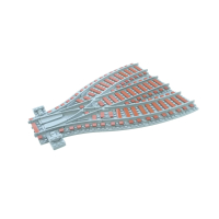 Ballast Plaat voor Drieweg Wissel (2 noppen tussenruimte)