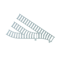 Ballast plaat voor 3 Sporig Rangeerterrein R40 Links