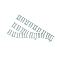 Ballast plaat voor 3 Sporig Rangeerterrein R40 Links