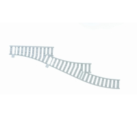 Ballast Plaat voor 3 Sporig Rangeerterrein R104 Rechts