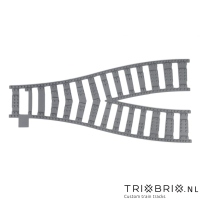 Ballast plaat voor Y Wissel (Wye Switch) R104 (8 noppen tussenruimte)