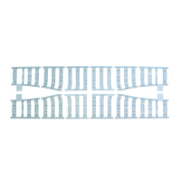 Ballast Plaat voor Dubbele kruiswissel R104