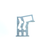 Ballast Plaat voor Engels Kruiswissel Adapter R104 Links