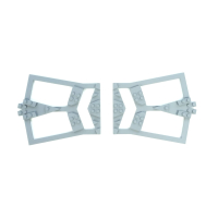 Ballast plaat voor Dubbele Engels Kruiswissel R104 Middendeel