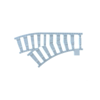 Ballast Plaat voor Wissel in bocht 45 graden Links R40