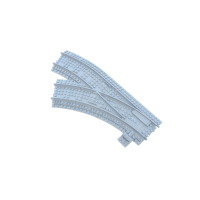 Ballast Plaat voor Wissel in bocht 45 graden Links R40