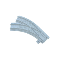 Ballast Plaat voor Wissel in bocht 90 graden Links R40