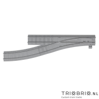 Ballast plaat voor Wissel Links R120