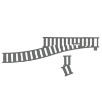 Ballast plaat voor Wissel Links R148