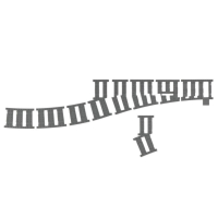 Ballast plaat voor Wissel Links R148