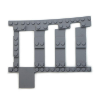 Ballast plaat voor Wissel Links R148 Wisselmechanisme met schakelaar aan buitenkant 