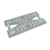 Ballast Plaat voor LEGO Dubbele Kruiswissel 7996