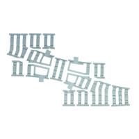 Ballast plaat voor Engels Wissel R104 Rechts
