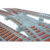 Ballast plaat voor Engels Wissel R104 Rechts