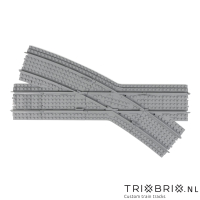 Ballast plaat voor Doorsteek Kruising R120 Rechts