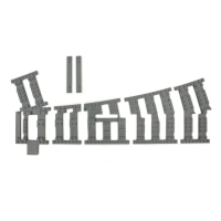 Ballast plaat voor Rangeerterrein Rechts R148 Uitbreidings set 