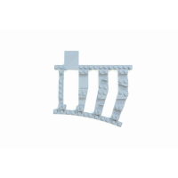 Ballast Plaat voor Wissel Schakelaar Rechts R40 met schakelaar aan buitenkant