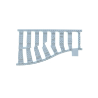 Ballast Plaat voor Zero Gap Wissel Links