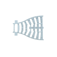 Ballast Plaat voor Zero Gap Drieweg Wissel