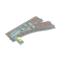 Ballast Plaat voor originele Lego Wissel Rechts