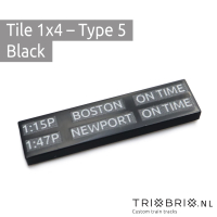 American Departure Board Tiles - Tile 1x4