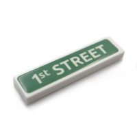 American Street Signs - Tile 1x4