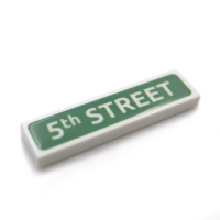 American Street Signs - Tile 1x4