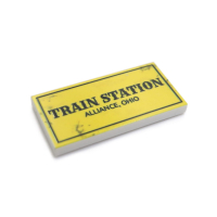 American Train Station Signs - Tile 2x4