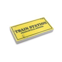 American Train Station Signs - Tile 2x4