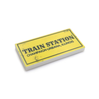 American Train Station Signs - Tile 2x4