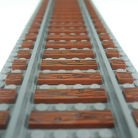 Tile Biels 1x1 Wood Grain Type 2 Reddish Brown