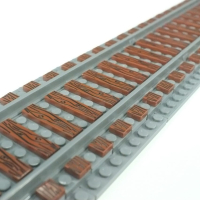 Tile Biels 1x4 Wood Grain Type 1 Reddish Brown 