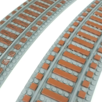 Tile Biels 1x4 Wood Grain Type 2 Reddish Brown 