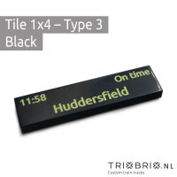 British Departure Board Tiles - Tile 1x4