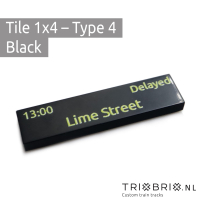 British Departure Board Tiles - Tile 1x4