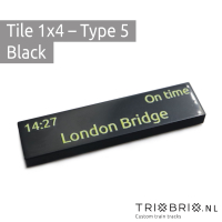 British Departure Board Tiles - Tile 1x4