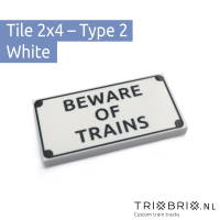 British Railway Signs - Tile 2x4