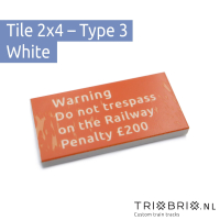 British Railway Signs - Tile 2x4
