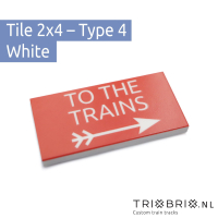 British Railway Signs - Tile 2x4