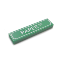 Custom British Street Signs - Custom Tile 1x4