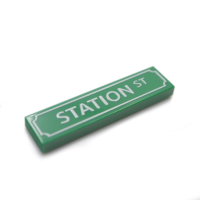 Custom British Street Signs - Custom Tile 1x4