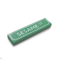 Custom British Street Signs - Custom Tile 1x4