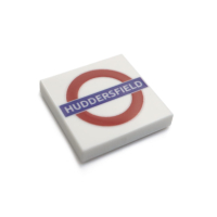 British Train Station Signs - Tile 2x2