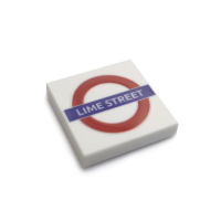 British Train Station Signs - Tile 2x2