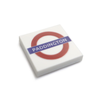 British Train Station Signs - Tile 2x2