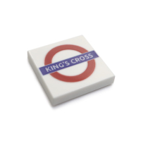 British Train Station Signs - Tile 2x2