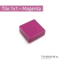 Clear Tile - Tile 1x1 200 stuks