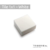 Clear Tile - Tile 1x1 200 stuks